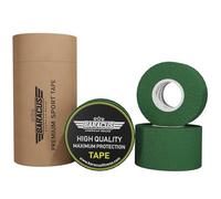 BARACUS Tape Crossfit Premium para Levantamiento de Pesas, Algodón Adhesivo Elástico y Resistente al Agua - Vendaje Deportivo, Incluye un Elegante Packaging - 7 Metros x 38mm (Military Green)