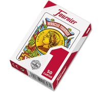 Baraja 50 Cartas - Nº 1 - Caja de Carton - Baraja Española Fournier de 50 Cartas - Packs de 4, 2 o 1 Baraja