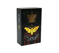 -Baraja de 78 cartas del Tarot Sasuraibito y guía, juego de mesa Golden Edge Card Family Party, cartas del oráculo