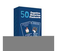 Baraja de cartas - 0,7 × 8,7 cm, tarjetas de habilidades de afrontamiento, herramienta de comportamiento dialéctico | 50 hojas de tarjetas de afirmación de regulación de emociones para adolescentes