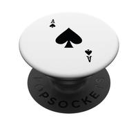 Baraja de Cartas Ace, Espadas PopSockets PopGrip Adhesivo