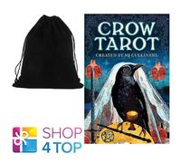 Baraja De Cartas Crow Tarot De Mj Cullinane US GAMES Con Bolsa De Terciopelo 78