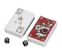 Baraja de Cartas de Juego Juego de Cartas Mahjong con Diseño Grande