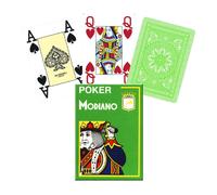Baraja De Cartas De Póker Modiano Verde Claro 4 Jumbo Gran Índice Plástico Nuevo