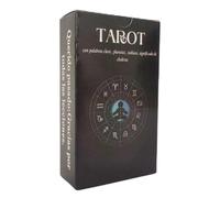 Baraja de cartas de tarot, baraja de tarot de 80 piezas, cartas de tarot para principiantes, tarjetas de lectura de tarot, juego de adivinación, cartas de tarot con significados, tarjetas de lectura