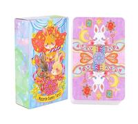 Baraja de cartas de tarot, tablero de ilustración de conejo, juego para principiantes de 78 piezas con impresión clara, baraja coleccionable para estilo moderno, de papel, cartas de tarot para