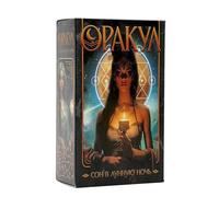 Baraja de cartas de tarot, tarjetas de instrucciones rusas, equipo de herramienta de adivinación con estilo inteligente, ayuda de utilidad para lectura diaria, compañero de cartas, ayuda de tarot para