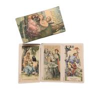 Baraja de cartas del tarot | 78 cartas de oráculo | Interesante herramienta de adivinación portátil de entretenimiento ruso para adultos, mujeres, hogar, viajes, fiestas de ocio