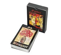 Baraja de cartas del tarot - Juego de adivinación de lectura | Juego de cartas de tarot con guía ilustrada para el hogar, viajes, fiestas, orientación espiritual, meditación, crecimiento personal