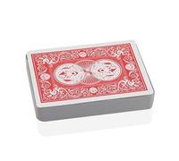 Baraja de cartas mágicas con borde esmerilado, estilo bloque de hielo, de PVC, para trucos de juego e ilusiones visuales, 10,3 x 6,4 cm, accesorio mágico