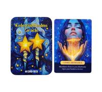 Baraja de Cartas Oráculo 44 Cartas Inglés Accesorio De Papel para Juego De