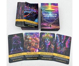 Baraja de oráculo de dinero y carrera, cartas de oráculo de dinero para guiarte y tomar decisiones conscientes en tu carrera, cartas de tarot para principiantes