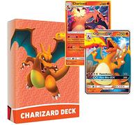 Baraja de Pokemon Charizard | Baraja de inicio de 60 cartas lista para jugar | Incluye Charizard GX | Perfecto para principiantes Charizard Theme Deck |