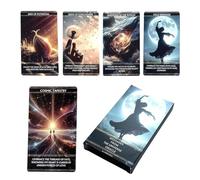 Baraja De Tarot 36 - Easy Cleanness Modern Hojas Para Herramientas Adivinación, Espiritual Mazo Cartas del, Oráculo Ilustradas con Significados Noches | Multipurpose Outdoor Indoor Utility Convenient