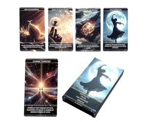 Baraja De Tarot 36 Láminas Espirituales Juegos De Mesa Portátiles