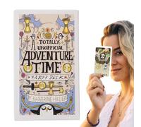 Baraja de tarot - 78 cartas de tarot de aventura con guía | Tarjetas de adivinación en inglés para principiantes, adivinación, lectura, orientación espiritual y mazo de crecimiento personal