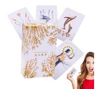 Baraja De Tarot | Aprendizaje De Tarot Para Principiantes | Guía De Adivinación Juego De Autodescubrimiento Meditación Conciencia Plena Para Fiestas Exploración Espiritual Crecimiento Interior