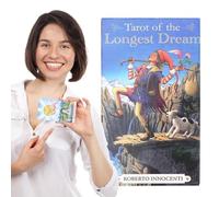 Baraja de Tarot, Cartas de adivinación de Entretenimiento, Tarot de 78 Cartas del sueño más Largo con simbolismo místico para Leer el Destino, guía de la, Herramienta Espiritual Ideal para