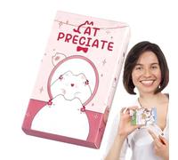 Baraja de tarot, cartas de oráculo de gato preciado, versión inglesa, mazos de juego de adivinación estándar para entretenimiento, adivinación del destino y regalos de reunión de amigos