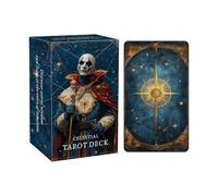 Baraja de tarot coleccionable, juego de la de 78 hojas, cartas de oráculo de 4.7 x 2.8 x 1.2 pulgadas con construcción sólida, cartas de adivinación de papel suave, baraja espiritual con