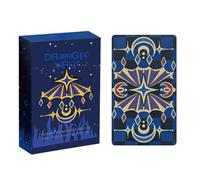 Baraja de tarot de adivinación, juego de cartas coleccionables de 78 piezas, tarjetas de guía espiritual con significado, estilo de apoyo a la práctica de meditación, forma de club de vacaciones famil