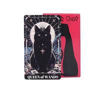 Baraja de tarot de papel inglés, 78 hojas con temática de gato, cartas de revelación, juego interactivo de orientación espiritual para actividades de equipo de meditación, reuniones de familiar