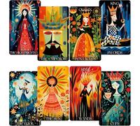 Baraja de tarot del país de las maravillas, cartas de tarot para principiantes, cartas de adivinación