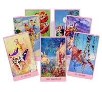 Baraja de tarot Fairy Land. Ilustrada con arte vintage de principios del siglo XX.