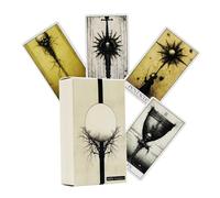 Baraja de tarot gótica, juego de 78 cartas, auténticas cartas de lectura de oráculo de adivinación, juego de tarot espiritual místico, principiantes, adultos, mujeres, hombres, fiestas, adivinación
