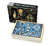 Baraja de tarot místico, juego de oráculo de 52 piezas, baraja de inspiración completa con guía, cartas de la ilustradas, kit de adivinación con fácil uso, herramientas espirituales para lectu