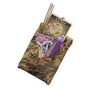 Baraja de tarot para principiantes, cartas de tarot para principiantes, juego místico ilustrado, guía fácil de leer incluida, lectura diaria, meditación de lectura, diario, diario, , 12 x 7 x 3