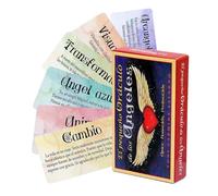 Baraja De Tarot para Principiantes - Juego De Adivinación del Ángel - Baraja De Cartas del Oráculo | para Niños Mujeres Hombres Hogar Viaje Fiesta Guía Espiritual Meditación Crecimiento Personal