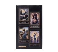 Baraja de Tarot única, Juego de cartas del Tarot, Juegos de mesa Cartas de Oráculo, Juegos de cartas en versión inglesa, juego de adivinación de cartas de Tarot, juego familiar, juego de Tarot de adiv