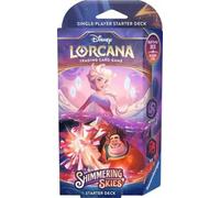 Ravensburger Disney Lorcana TCG: Shimmering Skies Mazo de Inicio - Amatista y Rubí, Juedo de Cartas para Adultos y Niños +8 años
