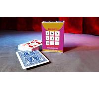 Baraja invisible para bicicleta, color azul, mazo de truco mágico clásico con instrucciones de Daryl, truco de cartas de predicción definitivo para primer plano, mentalismo y magia callejera