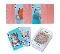 Baraja Mini De Cartas - Juego De Fiesta Impermeable | Juego Portátil Para Noche En Familia - Para Niños Adultos Magos Reuniones Familiares Coleccionistas Viajeros Eventes Temáticos Acampadas Bares Clu
