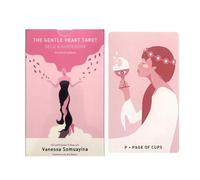 Baraja portátil de cartas de oráculo del tarot, juego de adivinación mística de 78 cartas, herramienta de visión psicológica para orientación pasada y futura, cartas de autodescubrimiento espiritual