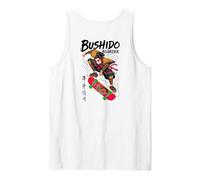 Baraja Samurai Skater Bushido Dragon (ART BACK) Camiseta sin Mangas