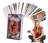 Baraja Tarot Cartas 78 Cartas y Tablero De Juego De Adivinación Halloween