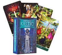 Baraja Universal de 78 Cartas de Tarot Celta, inglés, guía electrónica de Archivos PDF, para Juegos de Mesa de Fiesta Familiar, Tarjeta de adivinación mágica del Destino
