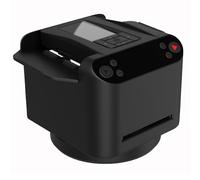 Barajador Automático De Cartas, Máquina Inteligente para Repartir Cartas con Rotación De 360° Y Pantalla OLED, 4 Botones para El Repartidor, Marcador Y Mantel, Accesorios para Mesa De Juego Black