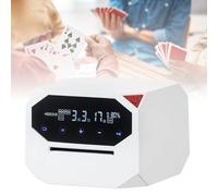 Barajador automático y distribuidor, máquina eléctrica de barajar y repartir cartas para 1-2 barajas, rotación de 180° 360°, soporte para 8 jugadores, barajador de cartas portátil para póker