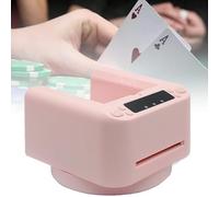 Barajador eléctrico de cartas inteligentes, máquina de póquer portátil giratoria de 360°, máquina de póquer automática de 2 a 8 Peopl para UNO Blackjack Texas Hold'em