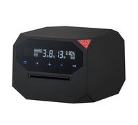 Barajador y Repartidor Automático, Repartidor de Póker Eléctrico con Rotación de 360°, Motor Silencioso con Batería Recargable para Póker, Blackjack, Uno, Texas Holdem Black