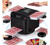 Barajador Y Repartidor De Cartas Automático, Dispositivo Multifunción Para Barajar Y Repartir Cartas, Repartidor De Cartas De 2 a 12 Jugadores Con Control Remoto Inalámbrico, Barajador De Cartas