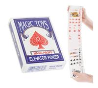 Barajas de cartas - Mago interactivo Cool Deck of Cards - Herramienta mágica interactiva de primer plano para actuaciones callejeras, actuaciones en escenario, fiesta, entretenimiento, reunión
