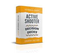 Barajas de decisión de seguridad y protección de la iglesia: 60 cartas de escenario de tirador activo para mejorar el pensamiento crítico, el juicio, la resolución de problemas y la toma de