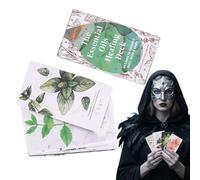Barajas de tarot, juego de cartas de tarot inusuales, 4.6 x 2.36 pulgadas, 52 piezas, ideal para lectura diaria, adivinación, meditación, aventura y reflexión consciente