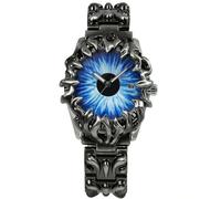 BARAMON Reloj de Pulsera para Hombre, Estilo Retro, Vintage, Casual, gótico, Steampunk, Cuarzo, analógico, Hip Hop, Fresco, alienígena, Y2K, Reloj Masculino, Blue2, Correa