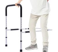 Barandal para Cama Adulto, barandillas de cama ajustable, con la pierna de prevención de caídas de la mano de guardia Grab Bar bastón de cama, portátil de la cama de la barra de soporte de la cama Man